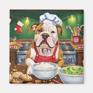 American Bulldog Holiday Baking: Festliche Weihnac Magnet