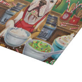 American Bulldog Holiday Baking: Festliche Weihnac Schneidebrett (Ecke)