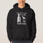American bulldog kisses fix everything American bu Hoodie (Vorderseite)