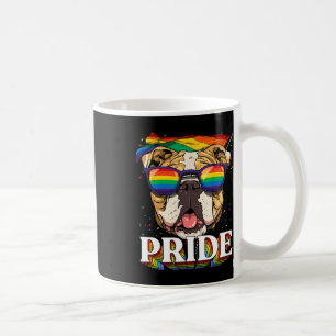 American Bulldog Lgbtq Rainbow Flag Pride Month Do Kaffeetasse