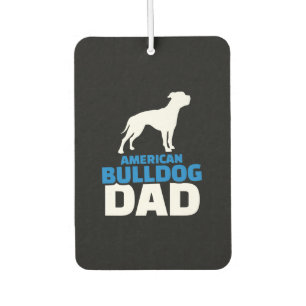 American Bulldog Papa Premium-Geschenk für Bulldog Autolufterfrischer
