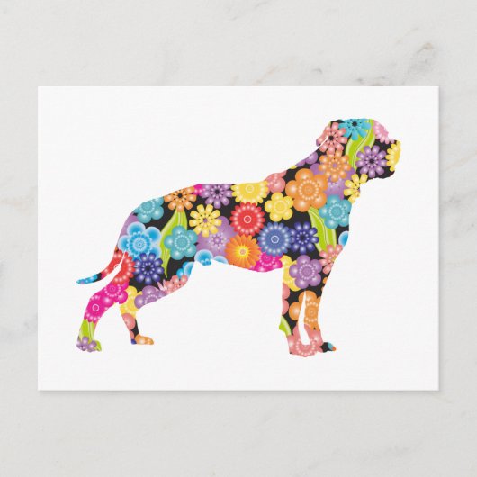 American Bulldog Postkarte (Vorderseite)