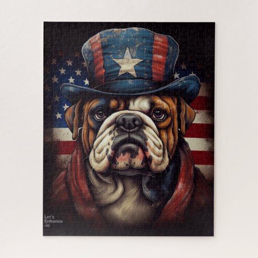 American Bulldog Puzzle (Vertikal)
