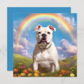 American Bulldog Rainbow Bridge Individuelle Name (Vorne/Hinten)