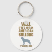 American Bulldog Schlüsselanhänger (Vorderseite)
