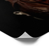 American Bulldog Vintag Football Player Poster (Ecke)