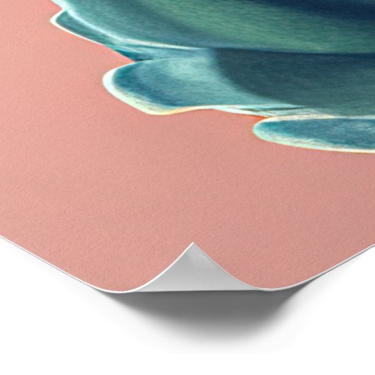 American Bullfrog Hipster Poster (Ecke)