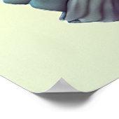 American Bullfrog Hipster Poster (Ecke)