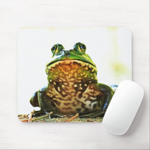 American Bullfrog Posing Mouse Pad Mousepad