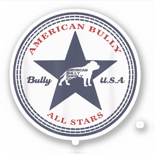 American Bully All Stars Bully U.S.A. 23 Aufkleber (Vorderseite)