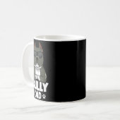American Bully Dad Dogs Dad Men  Kaffeetasse (Vorderseite Links)