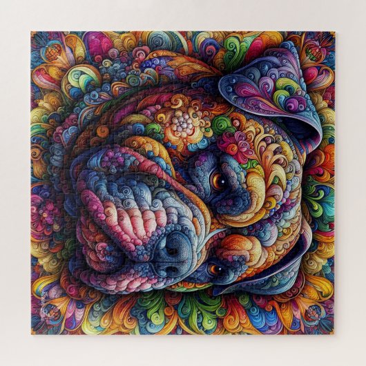 American Bully Decorative Jigsaw Puzzle (Horizontal)