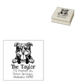American Bully Dog, Custom Rücksendeadresse, Gummistempel (Stempel)
