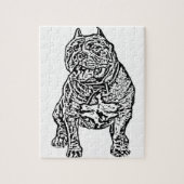 American Bully Dog Puzzle (Vertikal)