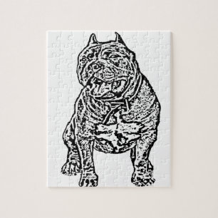 American Bully Dog Puzzle