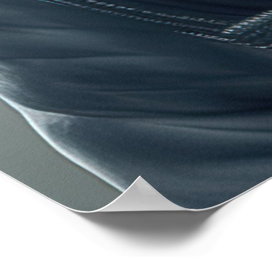 American Bully Hipster Doster Poster (Ecke)