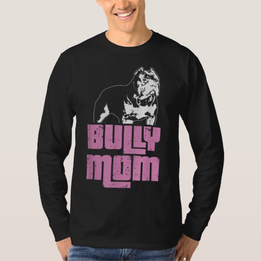 American Bully Mama Downer T-Shirt (Vorderseite)