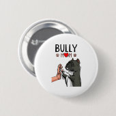 American Bully Mama Niedlich Dog Mama Funny Women Button (Vorne & Hinten)