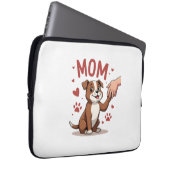 American Bully Mama Niedlich Dog Mama Funny Women Laptopschutzhülle (Vorne Rechts)