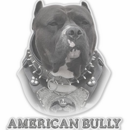 American Bully Sticker (Vorderseite)