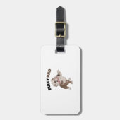 American Bully Vater Dog Eigentümer Vater Funny Me Gepäckanhänger (Vorderseite vertikal)