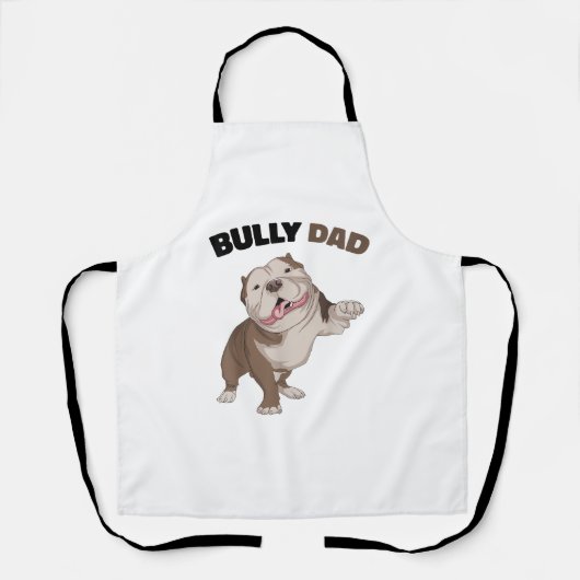 American Bully Vater Dog Eigentümer Vater Funny Me Schürze (Vorderseite)