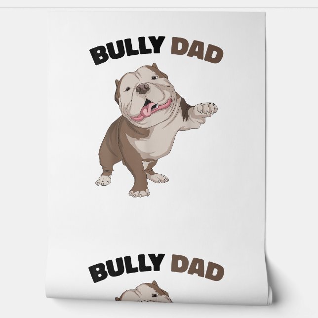 American Bully Vater Dog Eigentümer Vater Funny Me Tapete (Abrollen)