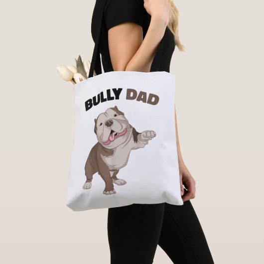 American Bully Vater Dog Eigentümer Vater Funny Me Tasche (Von Nahem)