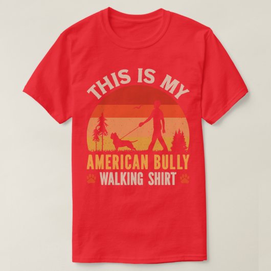 American Bully Walking T-Shirt (Design vorne)