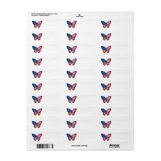 American Butterfly Flag (Vorne)