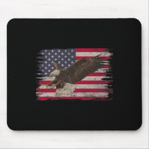 American Byld Eagle 4. Juli US Flag Patriotic Mousepad