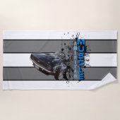 American Camaro-Muskel Strandtuch (Vorderseite)