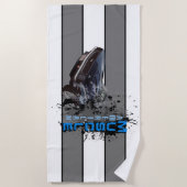 American Camaro-Muskel Strandtuch (Vorderseite)