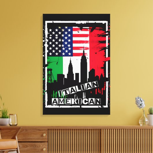 American Canvas Print Leinwanddruck (Insitu (Wohnzimmer))
