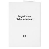 American card Eagle Plume (Hinten)