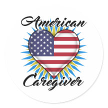 American Caregiver Aufkleber