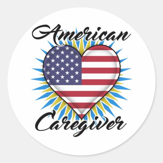 American Caregiver Aufkleber (Vorderseite)