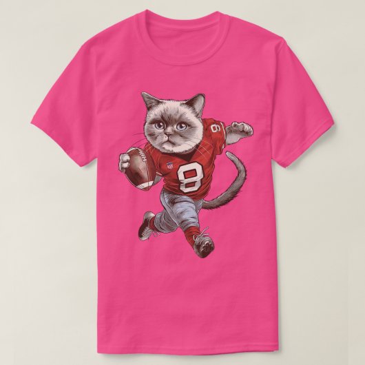 American Cat Player T-Shirt (Design vorne)