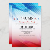 American Celebration Inaugural Invasion Einladung (Vorne/Hinten)