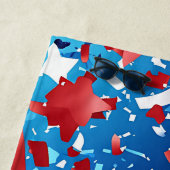American Celebration Monogramed Beach Handtuch (Beispiel)