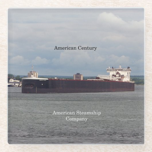 American Century Glas Untersetzer (Vorderseite)