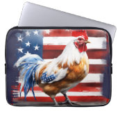 American Chicken Laptopschutzhülle (Vorderseite)