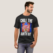 American Chill the Vierten Out USA 4. Juli Klasse T-Shirt (Vorne ganz)