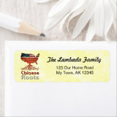 American Chinese Roots Address Labels (Insitu)