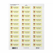 American Chinese Roots Address Labels (Vorne)
