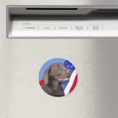 American Chocolate Labrador Magnet (In Situ (Geschirrspüler))