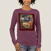 American Christmas Tri-Blend Shirt (Vorderseite)