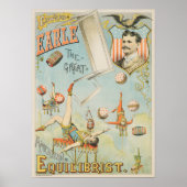 American Circus Performer Edward Earle Poster (Vorne)