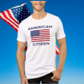 American Citizen Bold USA Flag T - Shirt