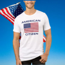 American Citizen Bold USA Flag T - Shirt